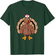 Nurse Scrub Thanksgiving Turkey Nurse T-Shirt - T-Shirt | Forest