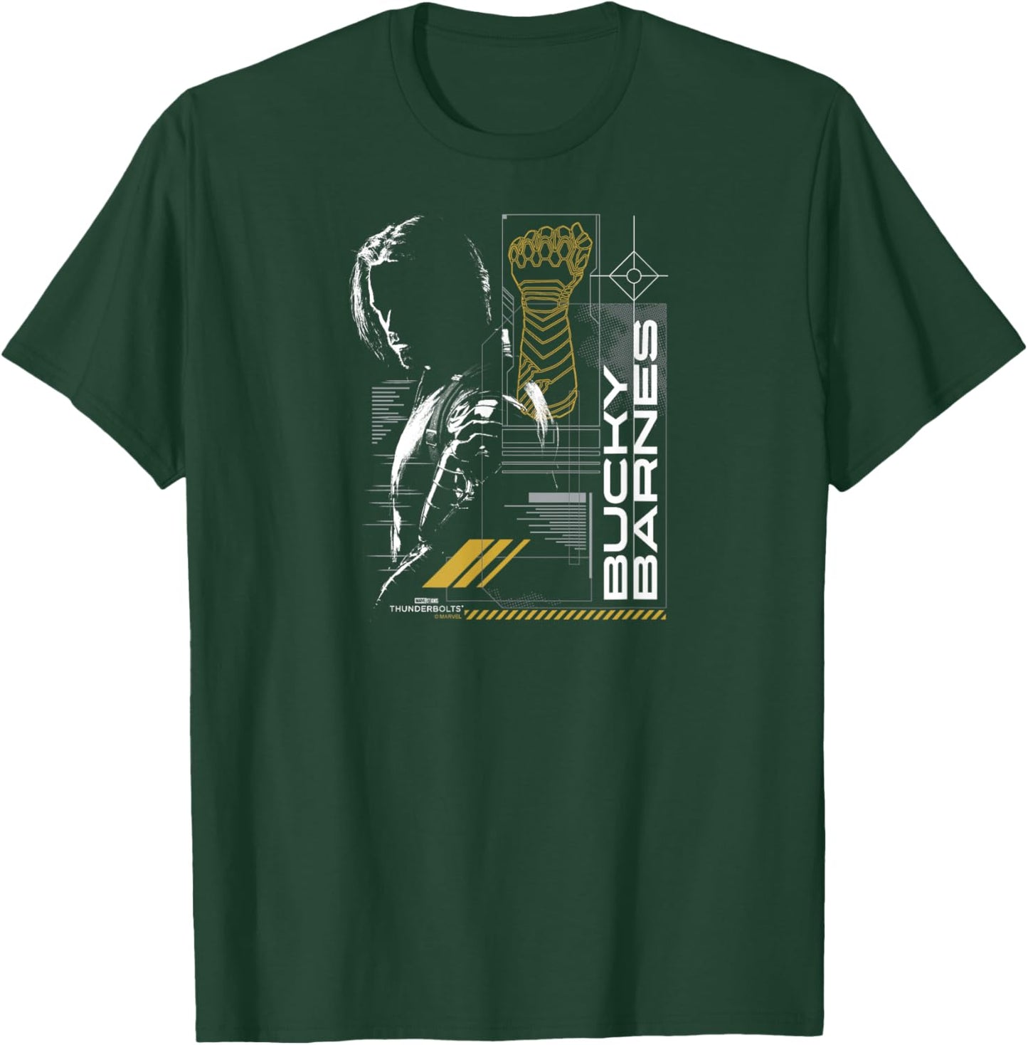 Marvel's Thunderbolts - Bucky Barnes Dark Digital T-Shirt - T-Shirt | Forest
