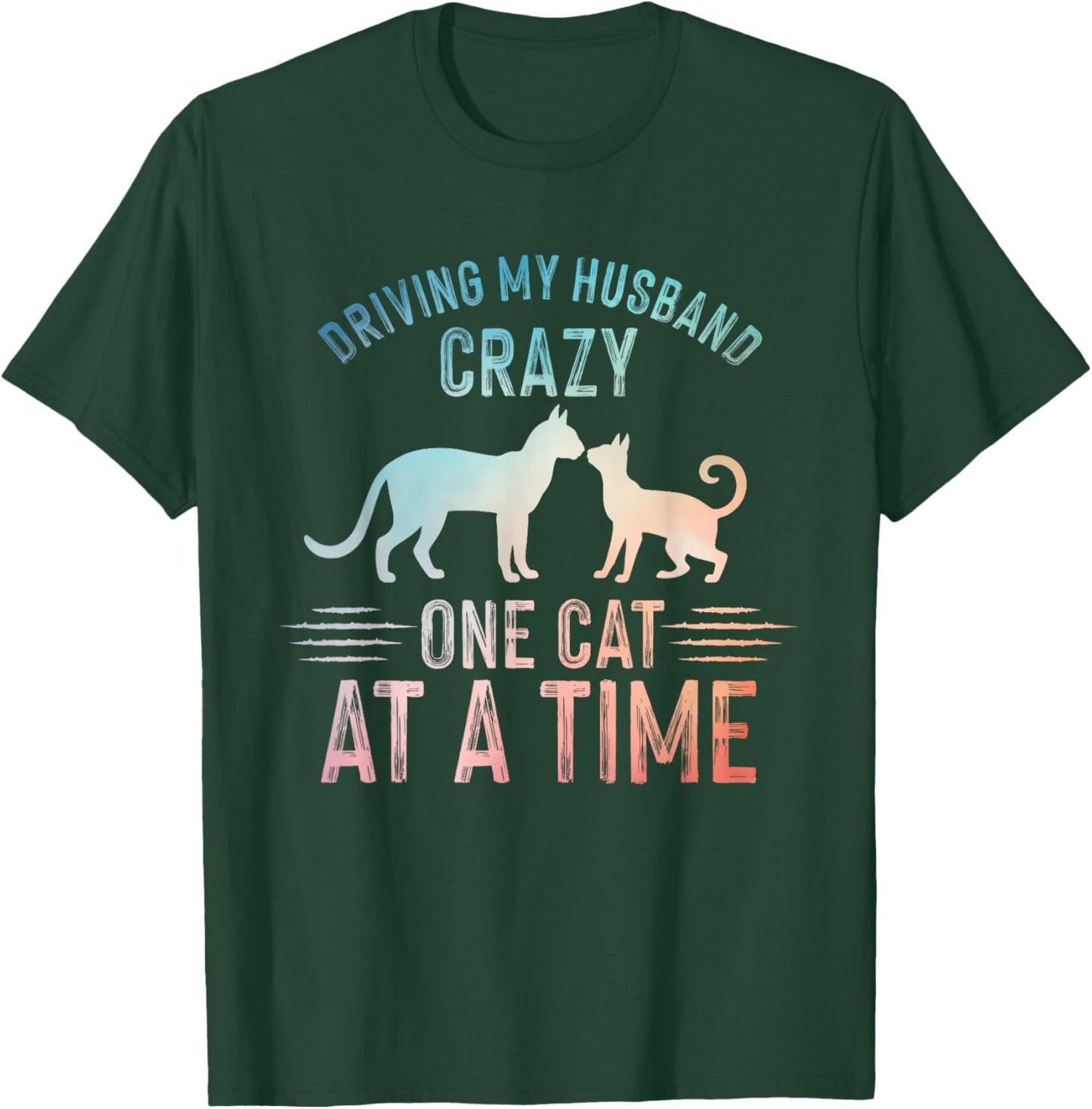 Funny Cat Art For Mom Mama Women Crazy Cat Lady Cat Lovers T-Shirt - T-Shirt | Forest