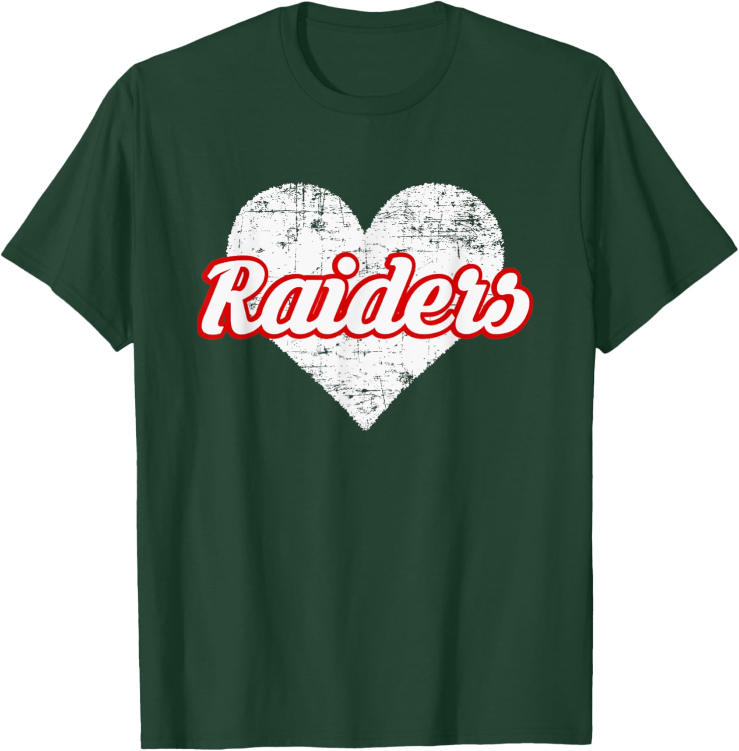 Sidney Raiders Over Heart T-Shirt - T-Shirt | Forest