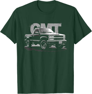 GMT400 88-98 Single Cab 4x4 OBS Old Body Style Truck T-Shirt - T-Shirt | Forest
