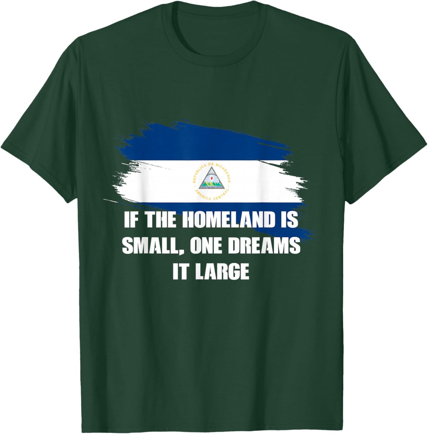 If the Homeland is small, one dreams it large Ruben Dario T-Shirt - T-Shirt | Forest