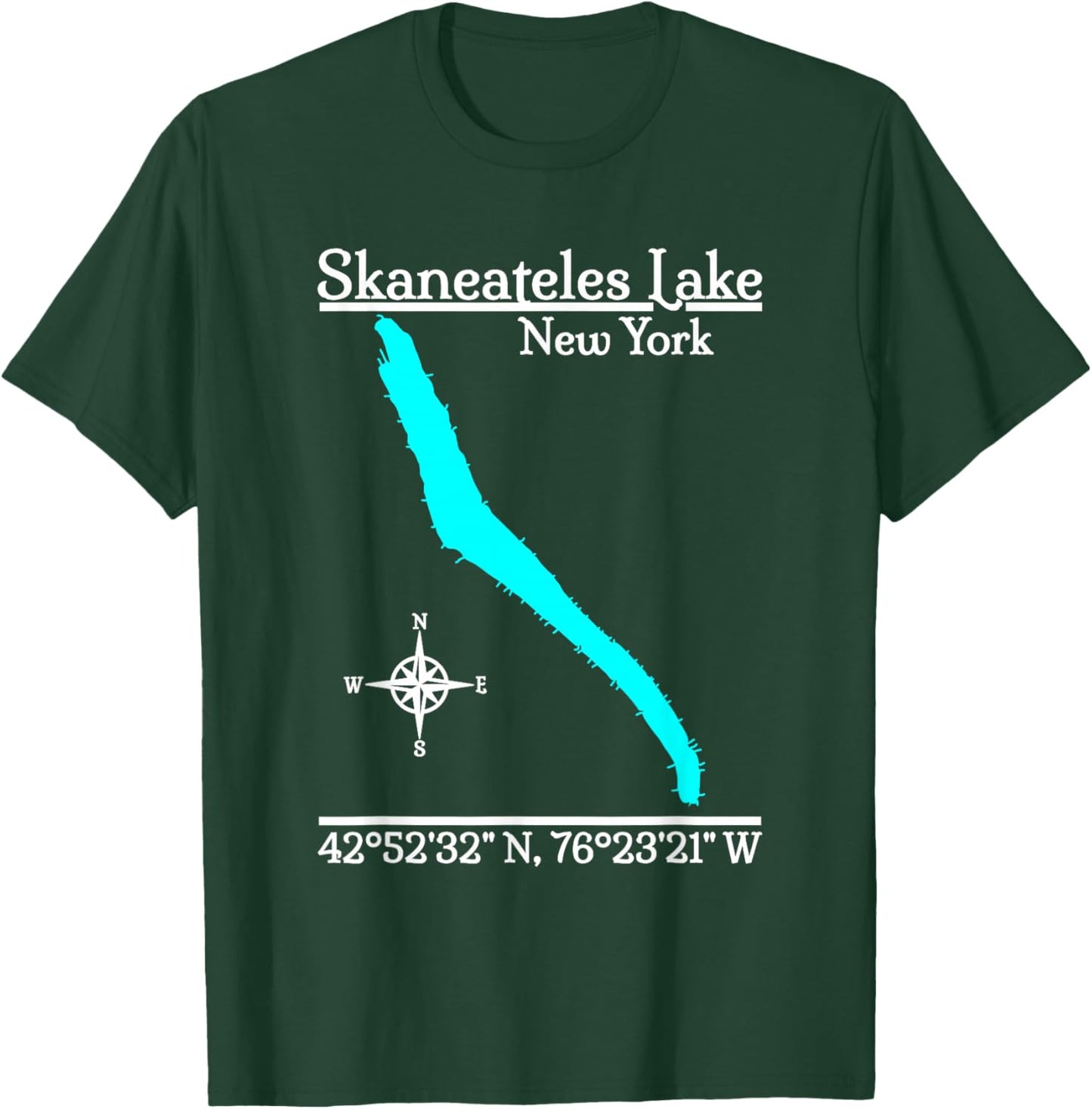 Skaneateles Lake - New York T-Shirt - T-Shirt | Forest