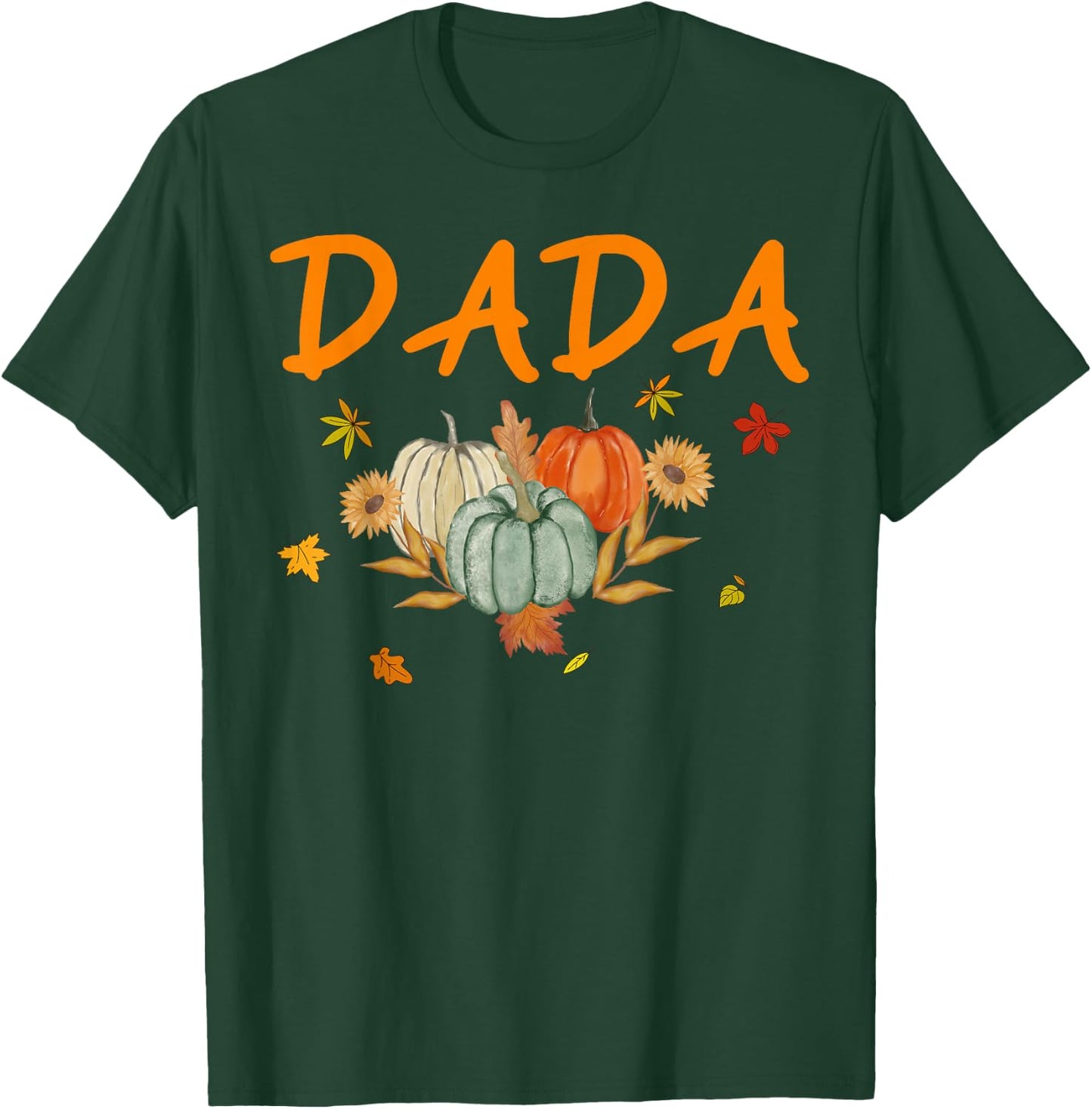 Dada Birthday Pumpkin 1st Birthday Matching Family Party T-Shirt - T-Shirt | Forest