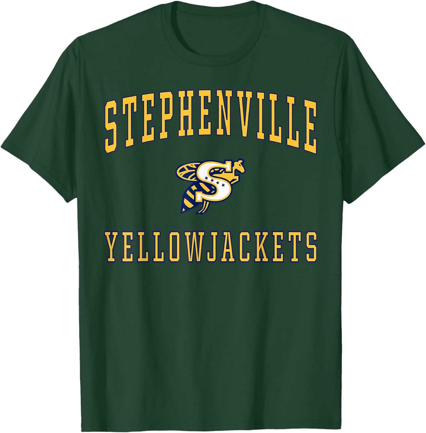 Stephenville High School Yellowjackets C1 T-Shirt - T-Shirt | Forest