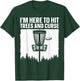 Best Disc Golf Art Women Disc Golfer Disc Golf Lover T-Shirt - T-Shirt | Forest