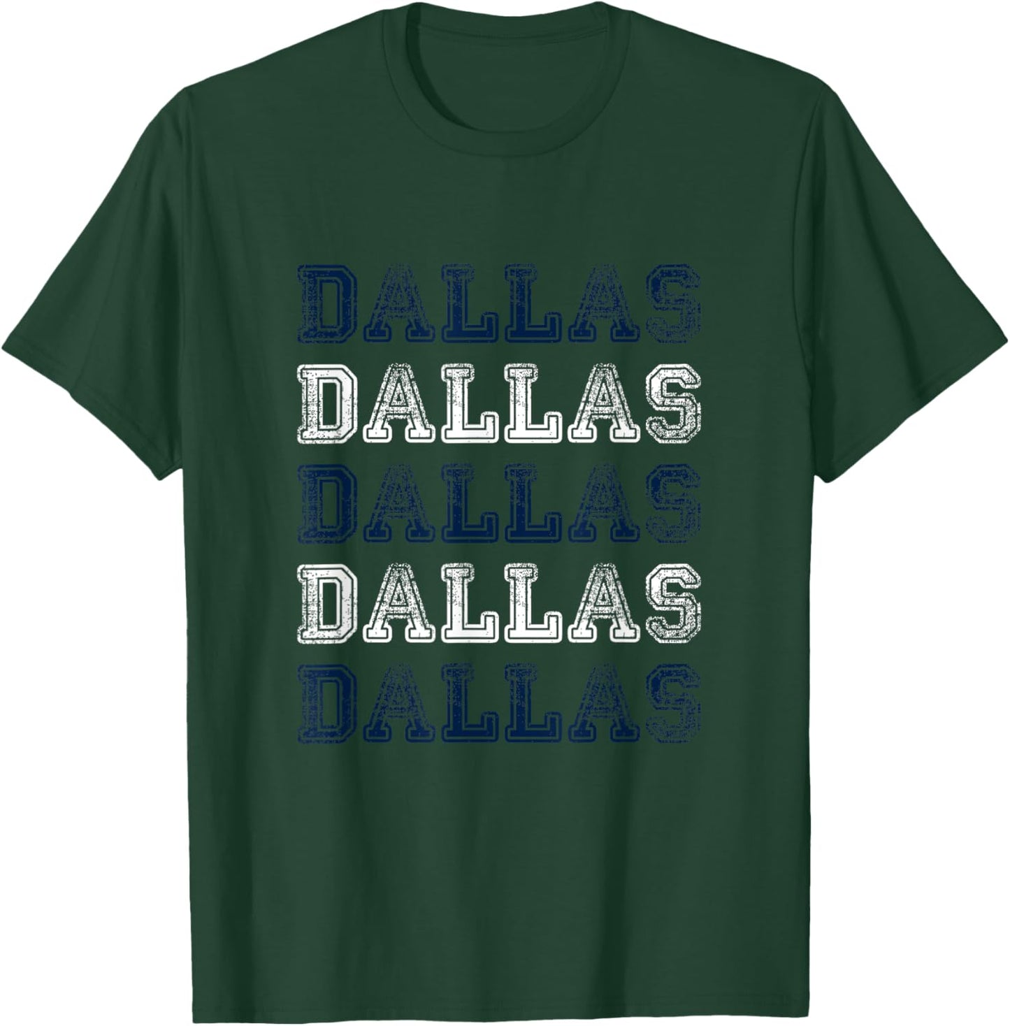Dallas Texas Women's Vintage Retro Texan City Of Dallas T-Shirt - T-Shirt | Forest