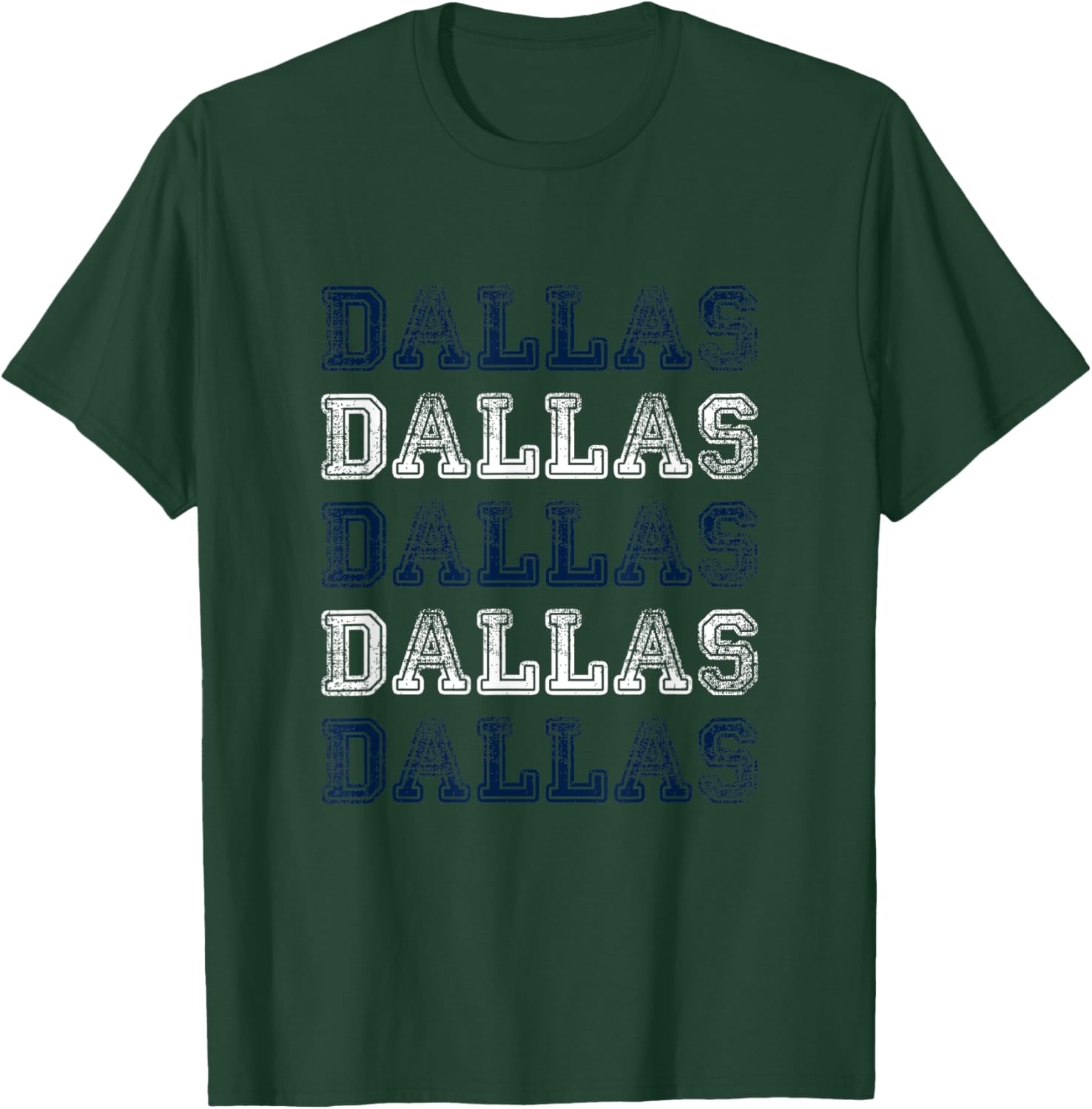 Dallas Texas Women's Vintage Retro Texan City Of Dallas T-Shirt - T-Shirt | Forest