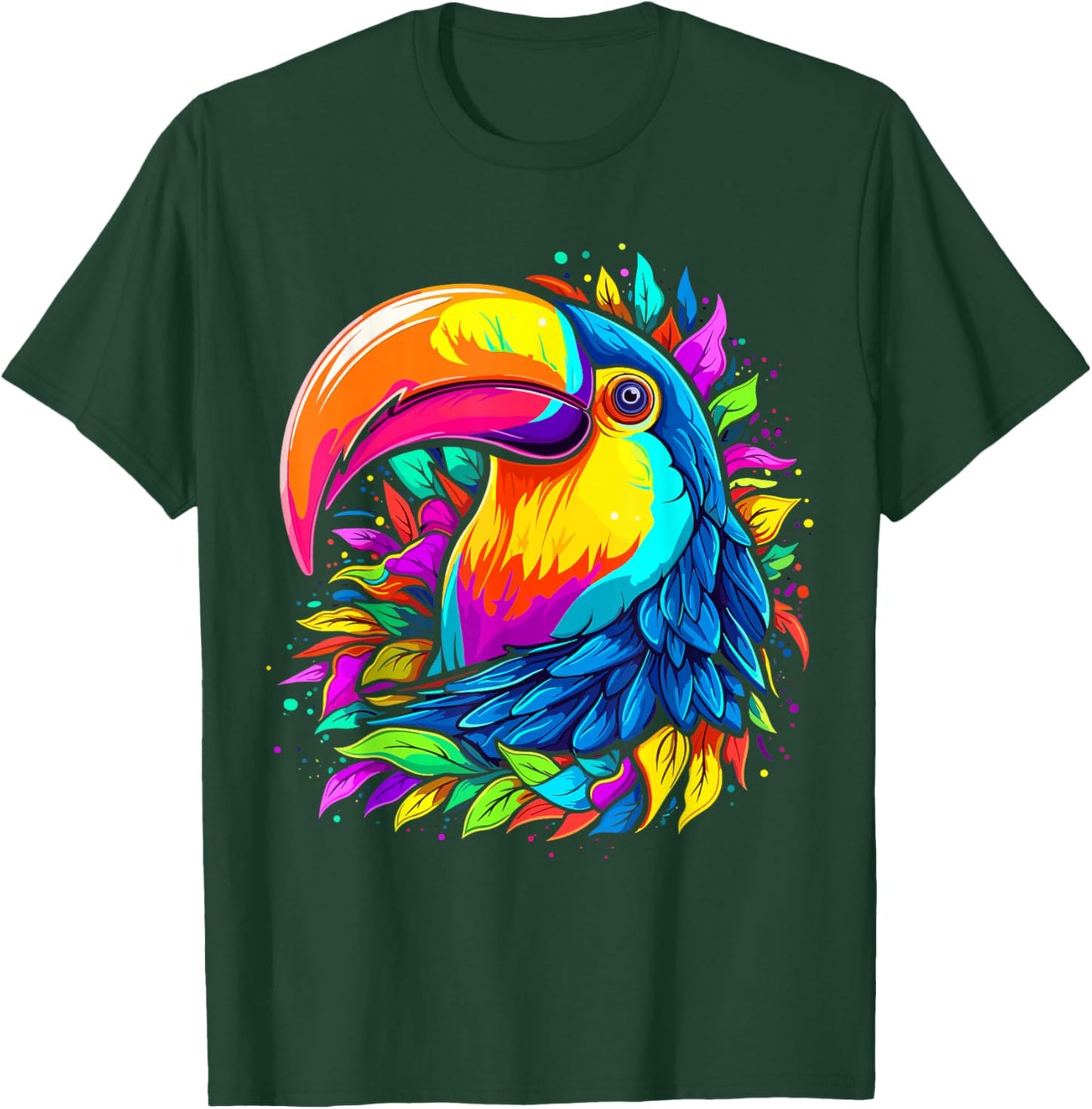 Colorful Toucan T-Shirt - T-Shirt | Forest