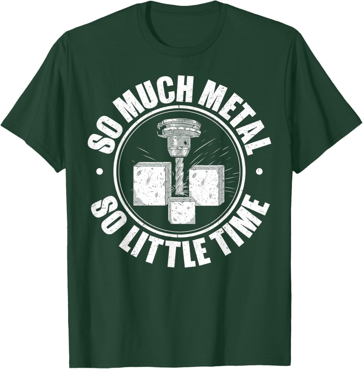 Cnc Machinist Cnc Operator Cnc Machine Gift Vintage T-Shirt - T-Shirt | Forest