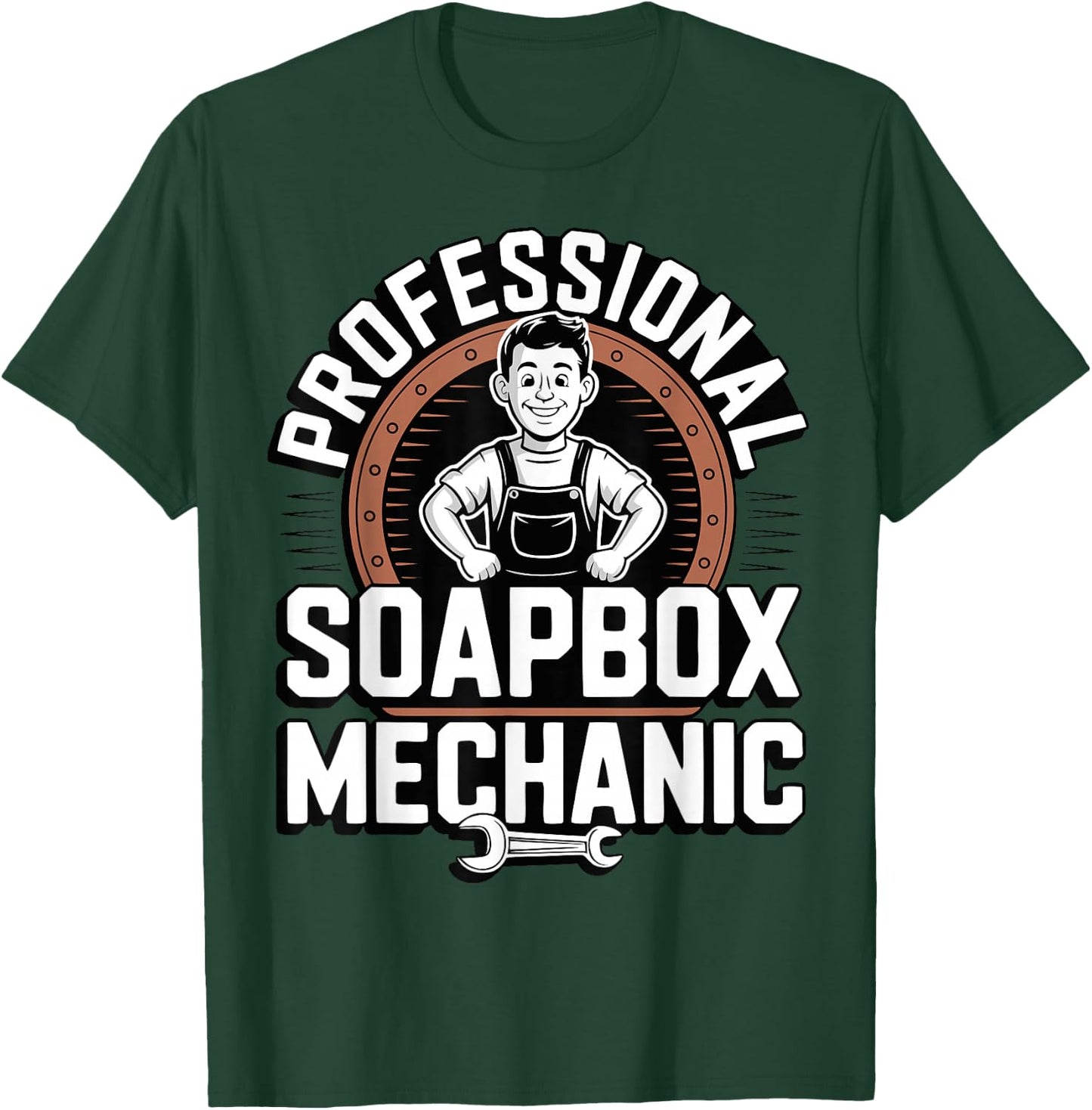 Funny Father Soapbox Derby Racing Dad T-Shirt - T-Shirt | Forest
