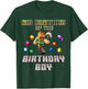 Big Brother Of The Birthday Boy Video Gamer Pixel Number T-Shirt - T-Shirt | Forest
