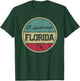 Ft. Fort Lauderdale Florida Vintage 70's 80's Retro Style T-Shirt - T-Shirt | Forest