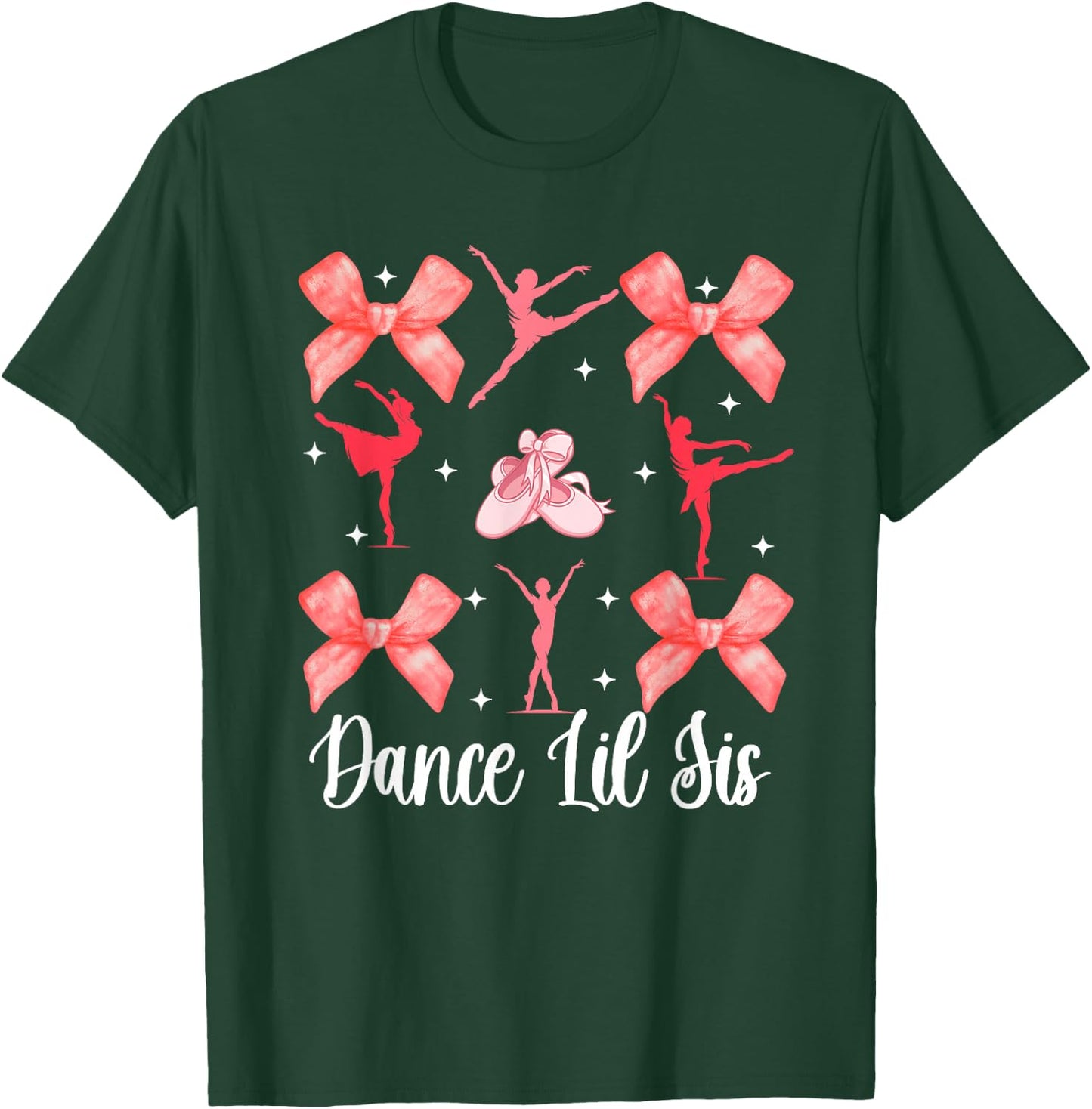 Dance Lil Sis Dance Little Sister Of A Dancer Little Sister T-Shirt - T-Shirt | Forest
