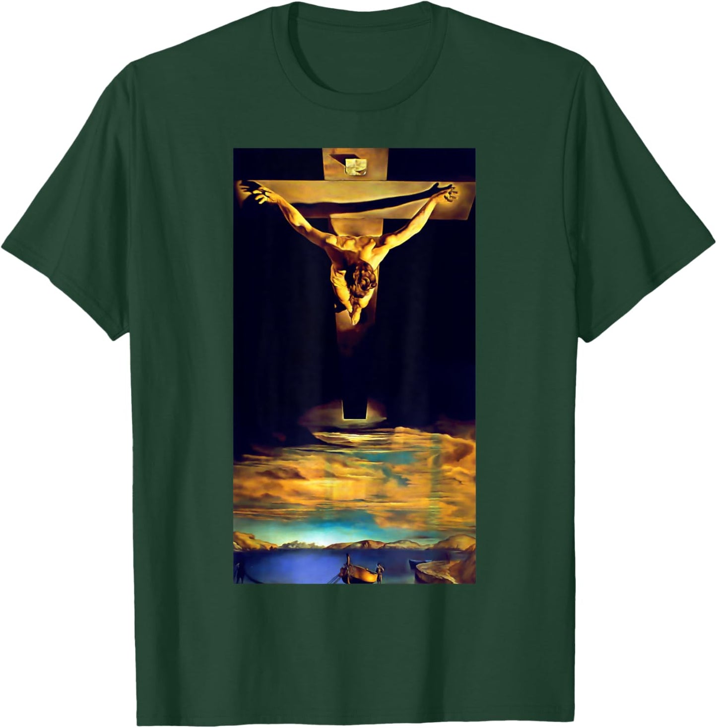 Greatest Masterpieces Jesus Christ by Dali T-Shirt - T-Shirt | Forest