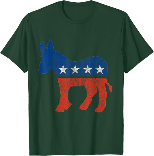 Democratic Donkey Democrat T-Shirt - T-Shirt | Forest