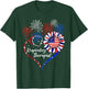 Patriotic Respiratory Therapist Sunflower 4th Of July Flag T-Shirt - T-Shirt | Forest