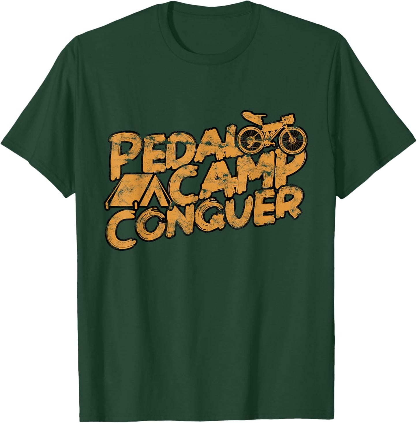 Bikepacking Bike Packing Gravel Bike Cycling Bikepacking T-Shirt - T-Shirt | Forest