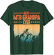 Funny Mountain Bike Design Vintage Biker Grandpa T-Shirt - T-Shirt | Forest