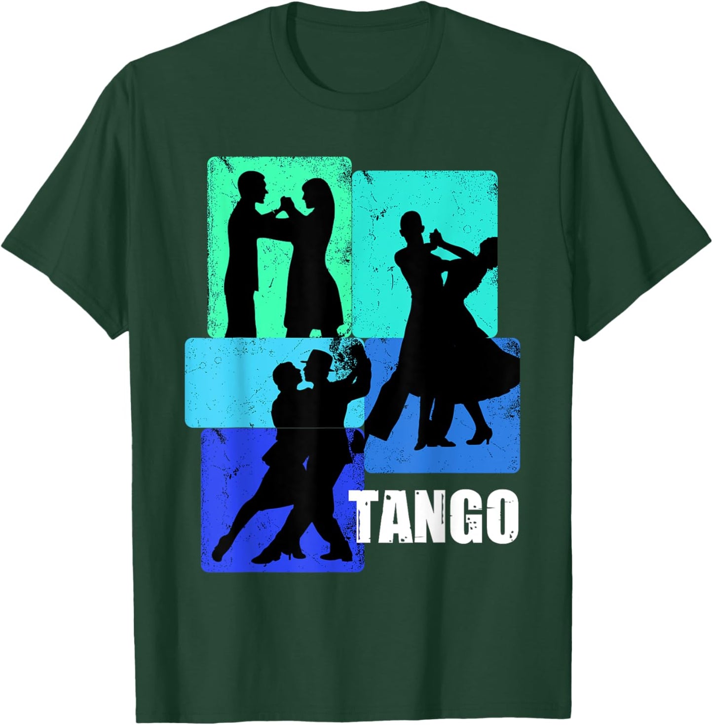 Tango Dancing for Tango Dancer | Retro Tango T-Shirt - T-Shirt | Forest