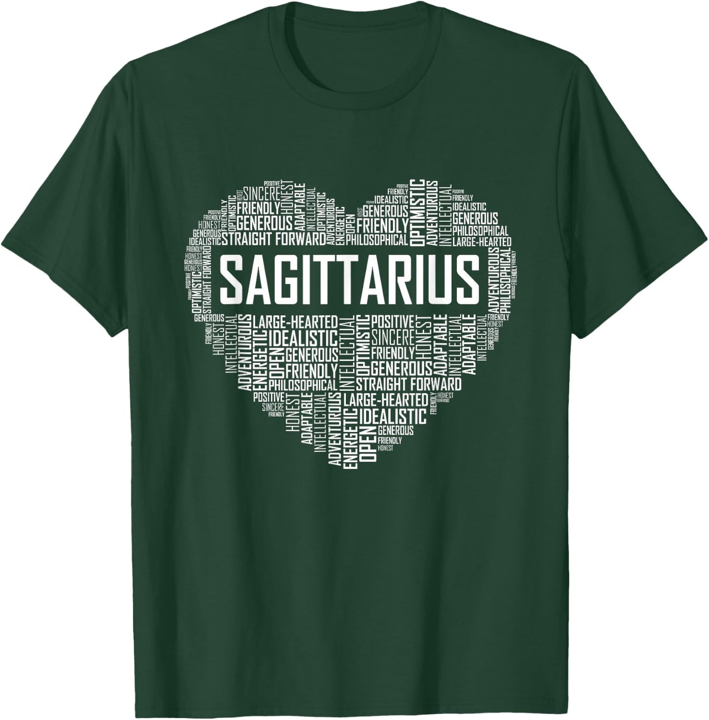 Sagittarius Zodiac Traits Horoscope Astrology Sign Gift T-Shirt - T-Shirt | Forest
