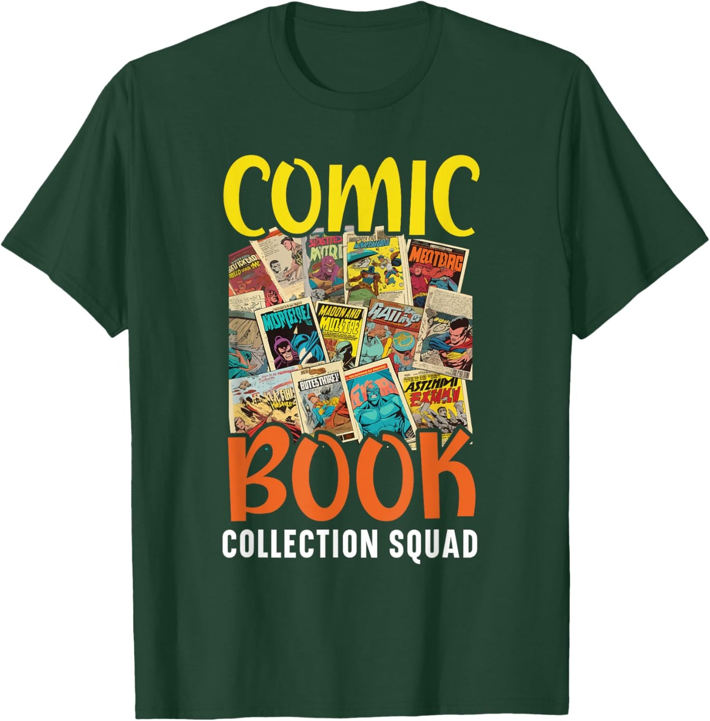Comic Collector Comic Reader Reading Comic Books T-Shirt - T-Shirt | Forest