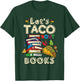 Let's Taco Bout Books Book Lover T-Shirt - T-Shirt | Forest