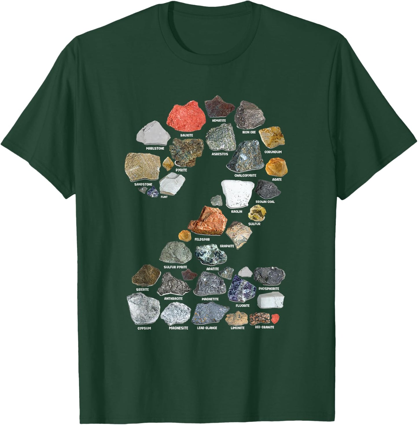 Geology 2 years Old Rock Collecting 2nd Birthday T-Shirt - T-Shirt | Forest