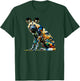 Polygon Art African Wild Dog Painted Dog T-Shirt - T-Shirt | Forest