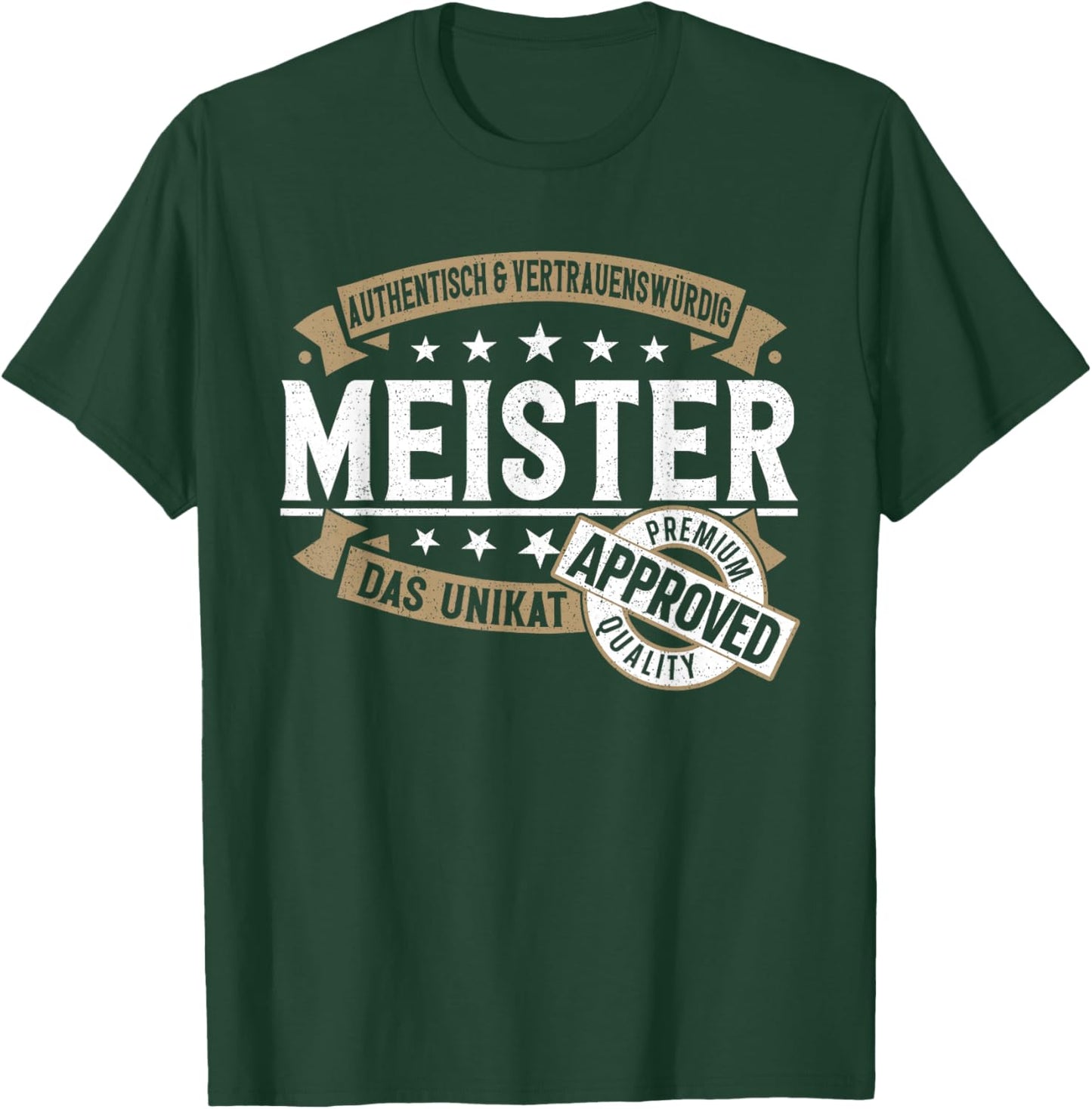 Meister - Meisterprüfung bestanden - Handwerk T-Shirt - T-Shirt | Forest