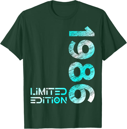 40. Geburtstag Limited Edition Jahrgang 1986 Mann Frau T-Shirt - T-Shirt | Forest