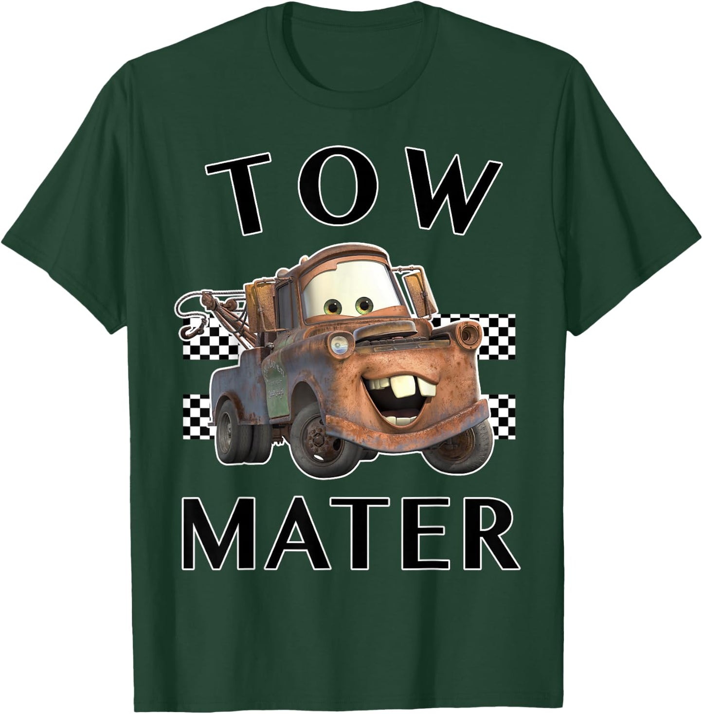 Disney Pixar Cars Tow Mater Finish Graphic T-Shirt - T-Shirt | Forest