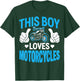 This Boy Loves Motorcycles Motorcycling Bike Rider Biker Men T-Shirt - T-Shirt | Forest
