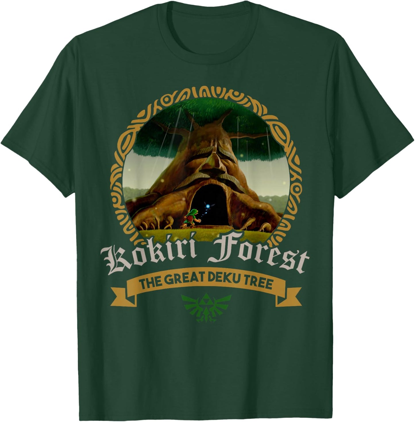 The Legend of Zelda Kokiri Forest The Great Deku Tree T-Shirt - T-Shirt | Forest