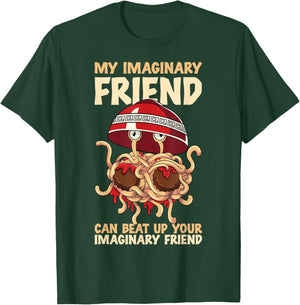 Flying Spaghetti Monster FSM Imaginary Friend T-Shirt - T-Shirt | Forest