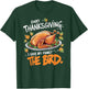 Thanksgiving Humor Apparel by Family Fun Designs -Adults Every Thanksgiving I Give My Family The Bird Black Small Short Sleeve Graphic Letter Print Holiday T-Shirt - T-Shirt | Forest