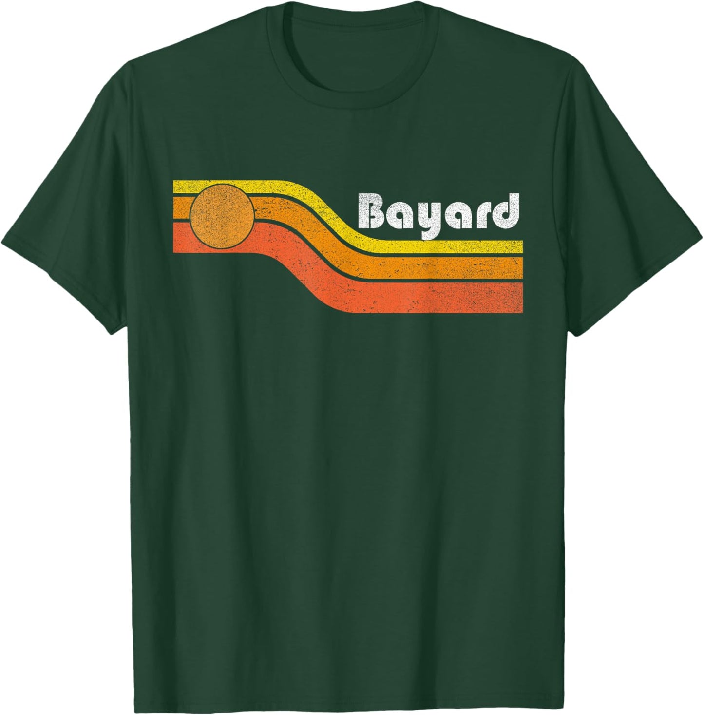 Bayard - Vintage Men Women 70s 80s Graphic Cool Retro T-Shirt - T-Shirt | Forest