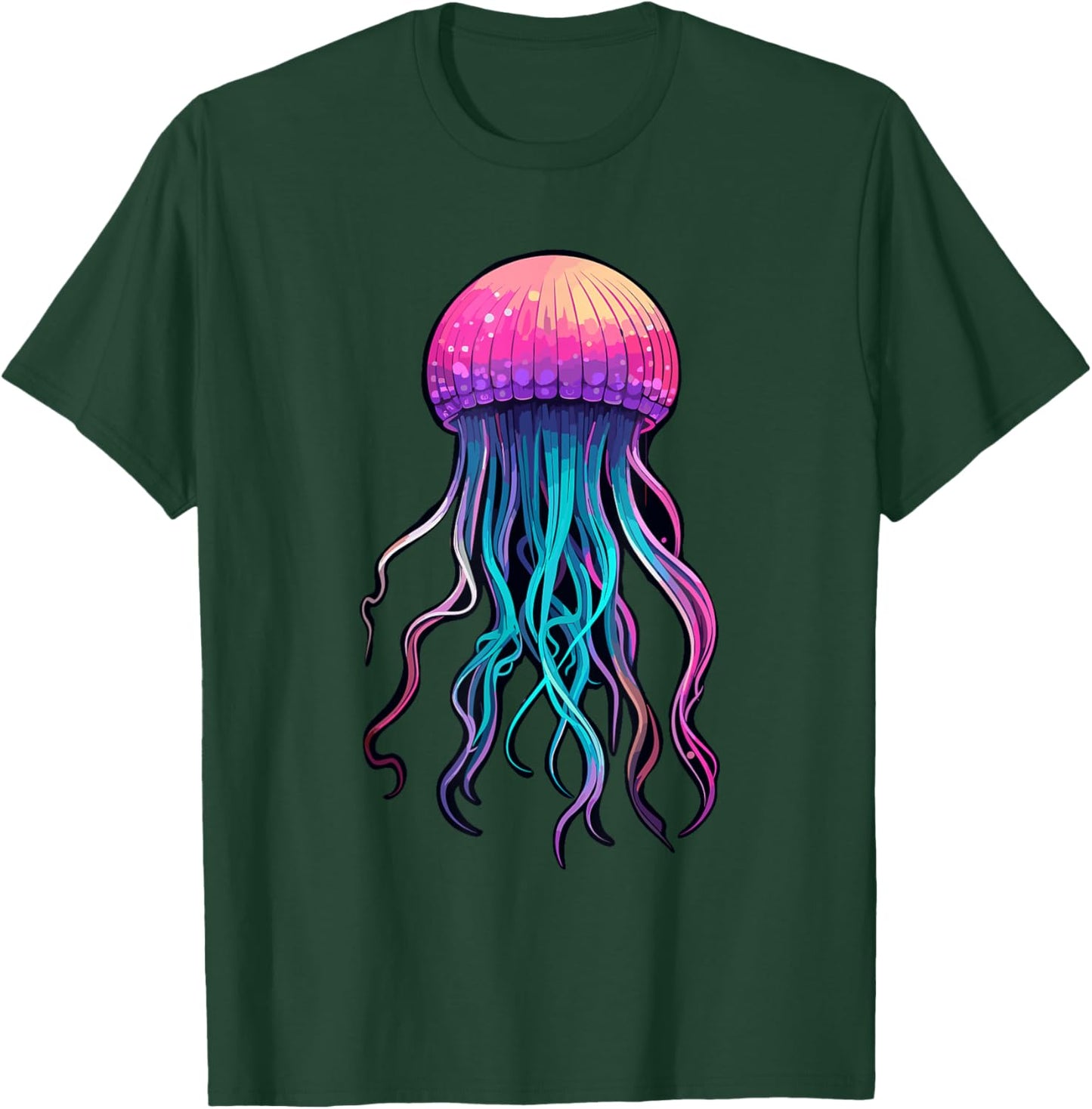 Jellyfish Costume Psychedelic Jelly Fish Sea Ocean T-Shirt - T-Shirt | Forest
