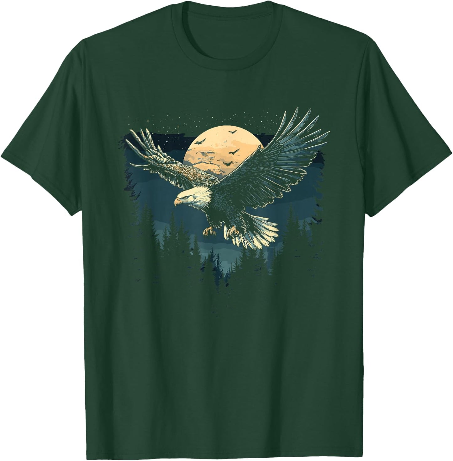 Bald Eagle & Eagle, Animal, Forest & Nature, Wildlife T-Shirt - T-Shirt | Forest