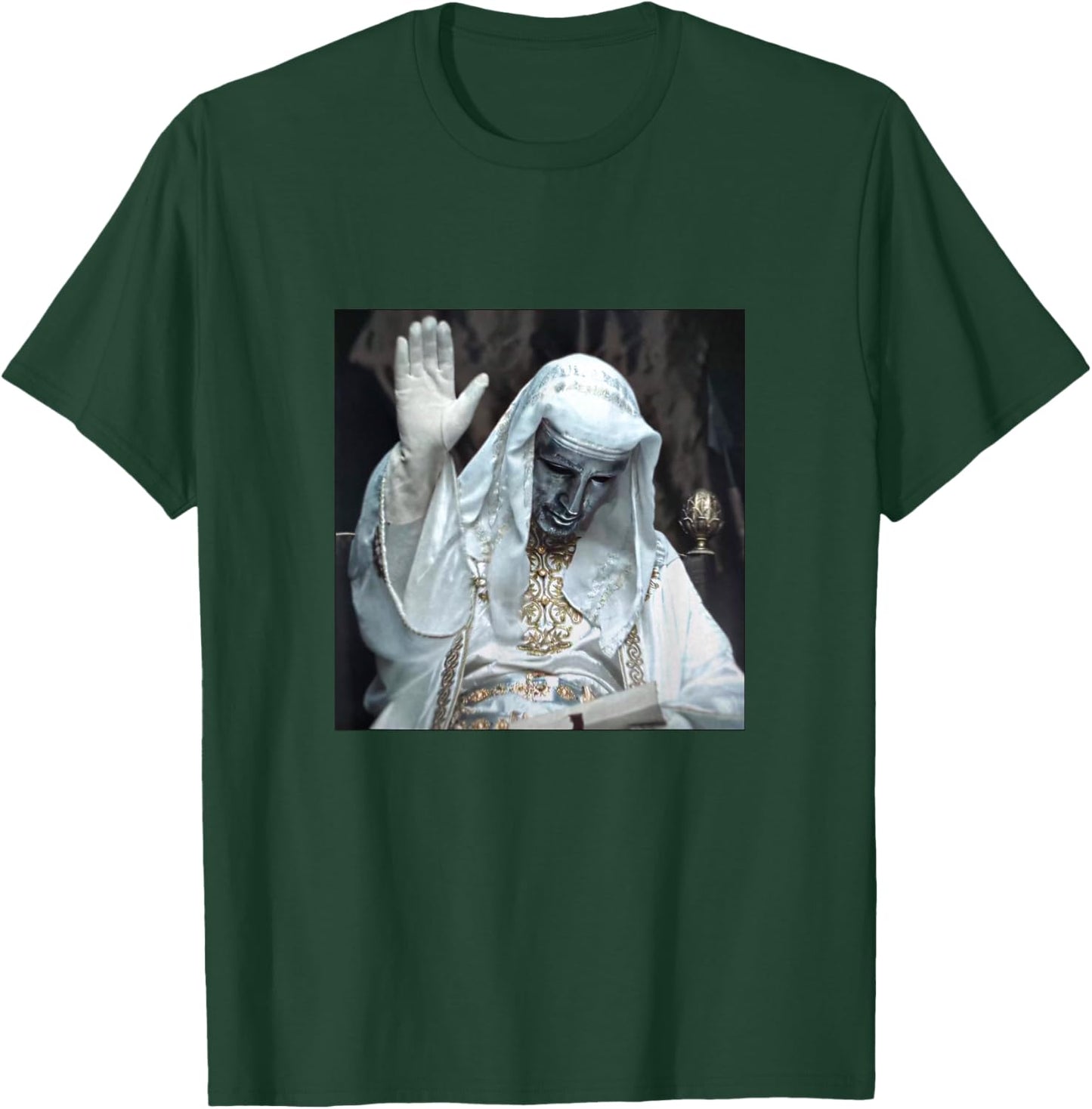 Silver Mask King Baldwin Meme T-Shirt - T-Shirt | Forest