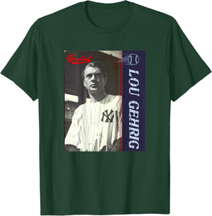 Lou Gehrig_Baseball_001_Back Printed T-Shirt - T-Shirt | Forest