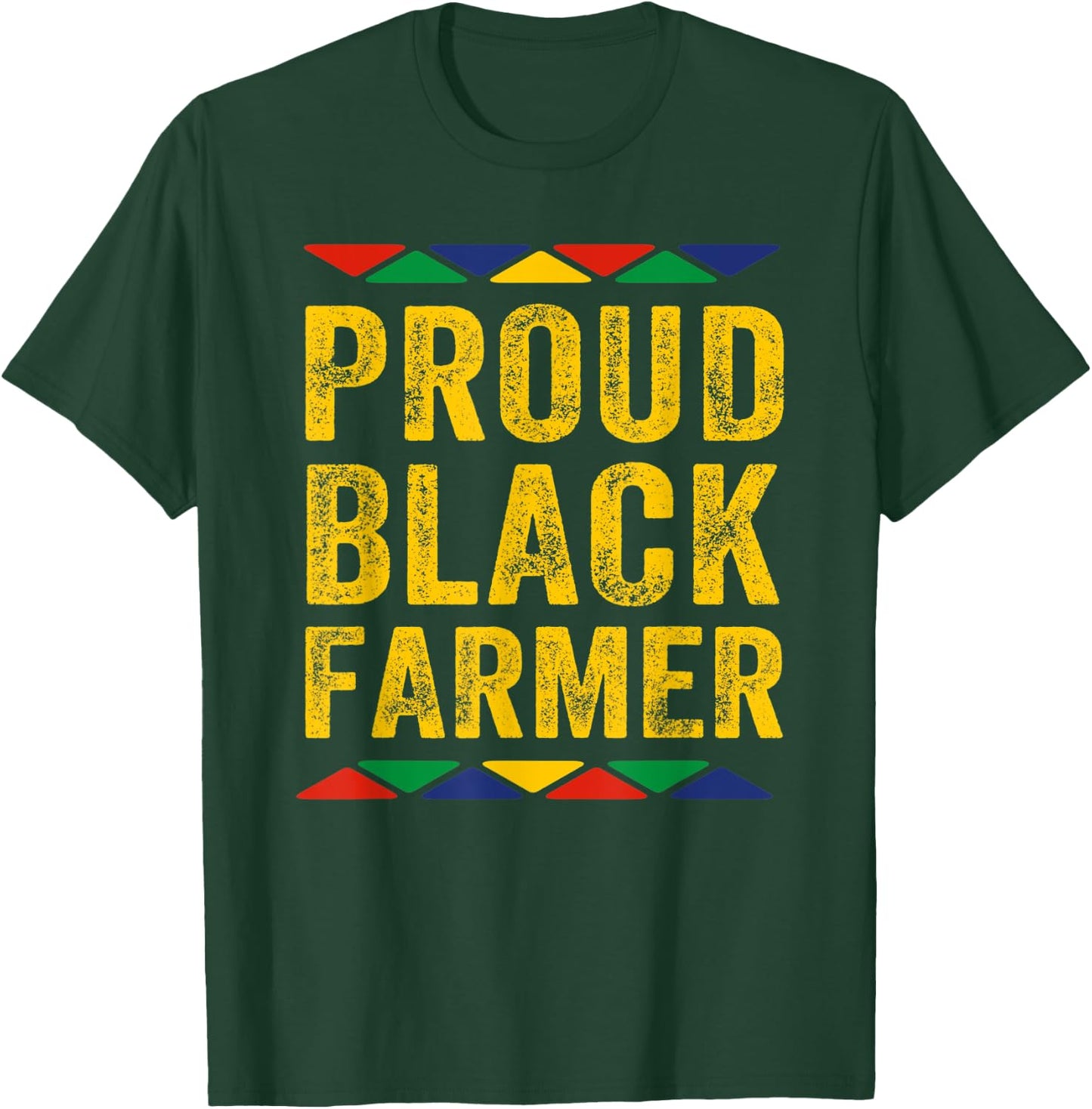 Proud Black Farmer Black History Month 2021 African American T-Shirt - T-Shirt | Forest