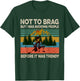 Not To Brag But I Was Avoiding People Hiking Vintage Funny T-Shirt - T-Shirt | Forest