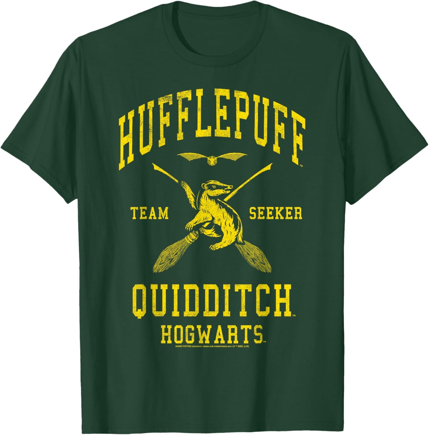 Harry Potter Hufflepuff Quidditch Team Seeker T-Shirt - T-Shirt | Forest