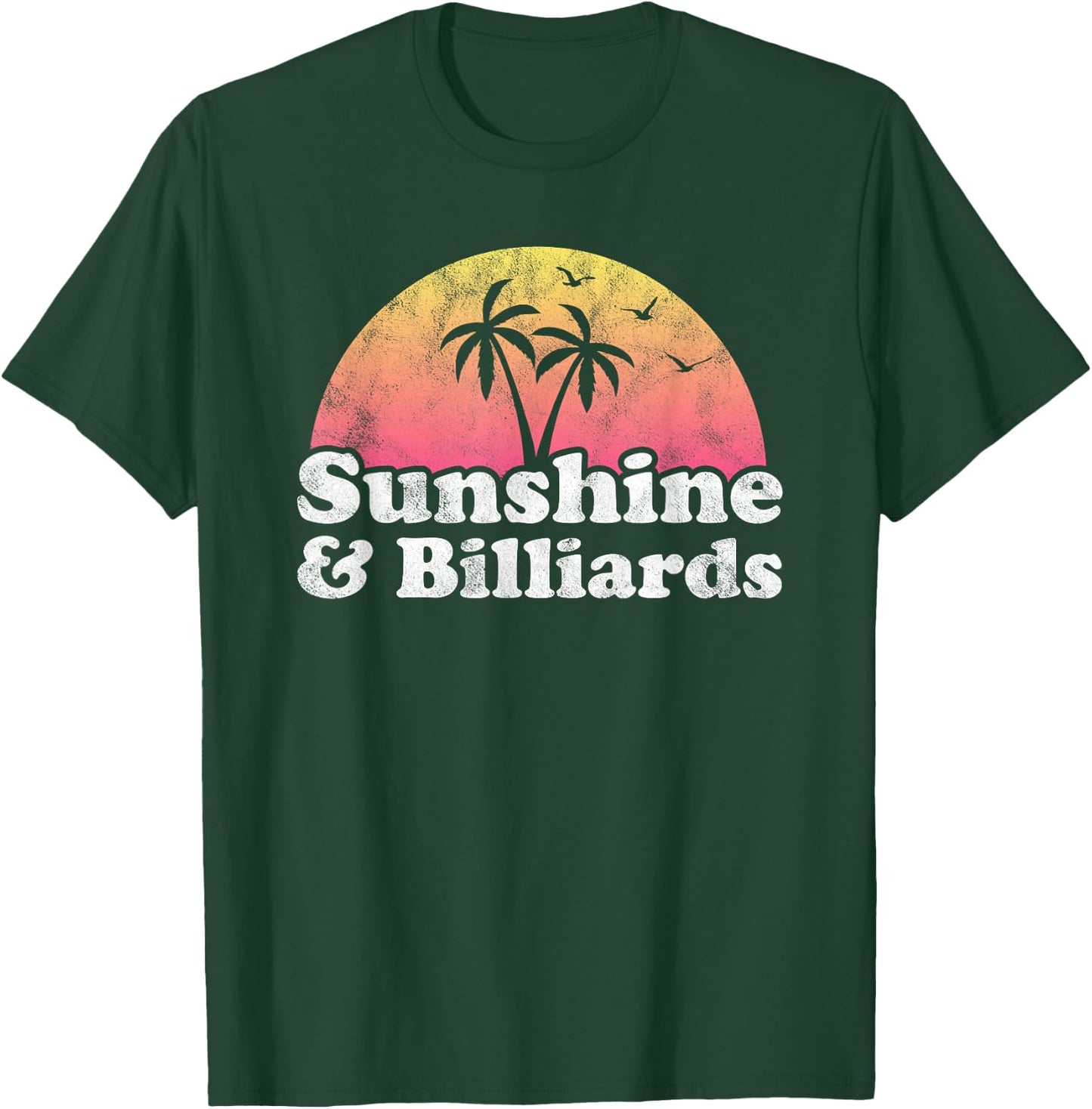 Sunshine and Billiards Men Women Kids T-Shirt - T-Shirt | Forest
