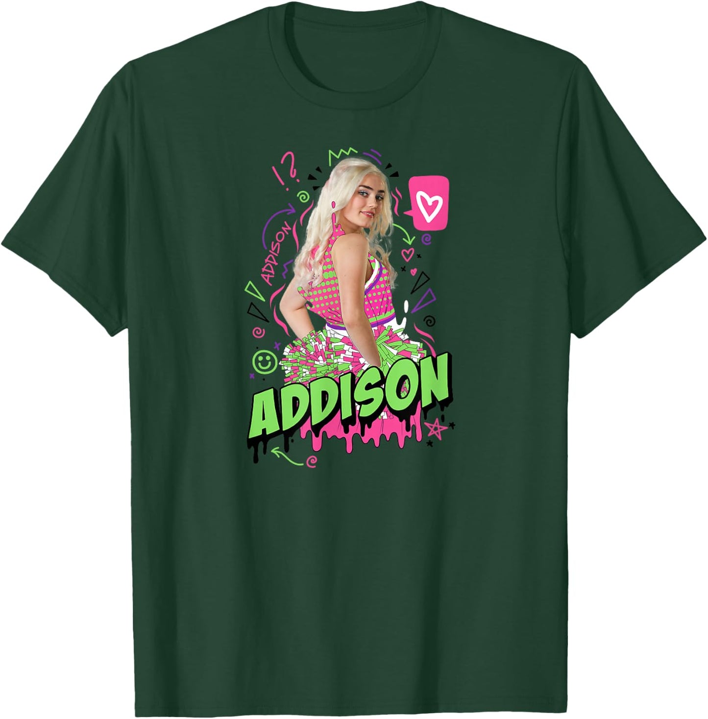 Zombies 2 - Addison Cheerleader T-Shirt - T-Shirt | Forest
