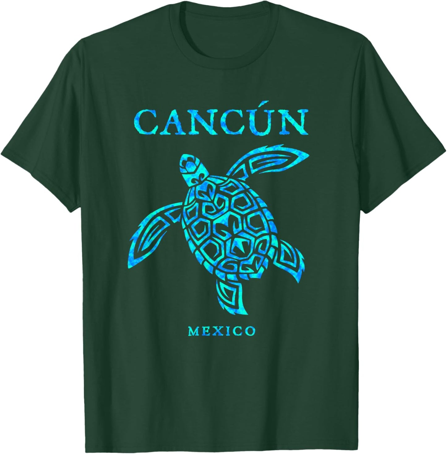 Cancun Mexico Sea Turtle Boys Girls Toddler Souvenir T-Shirt - T-Shirt | Forest