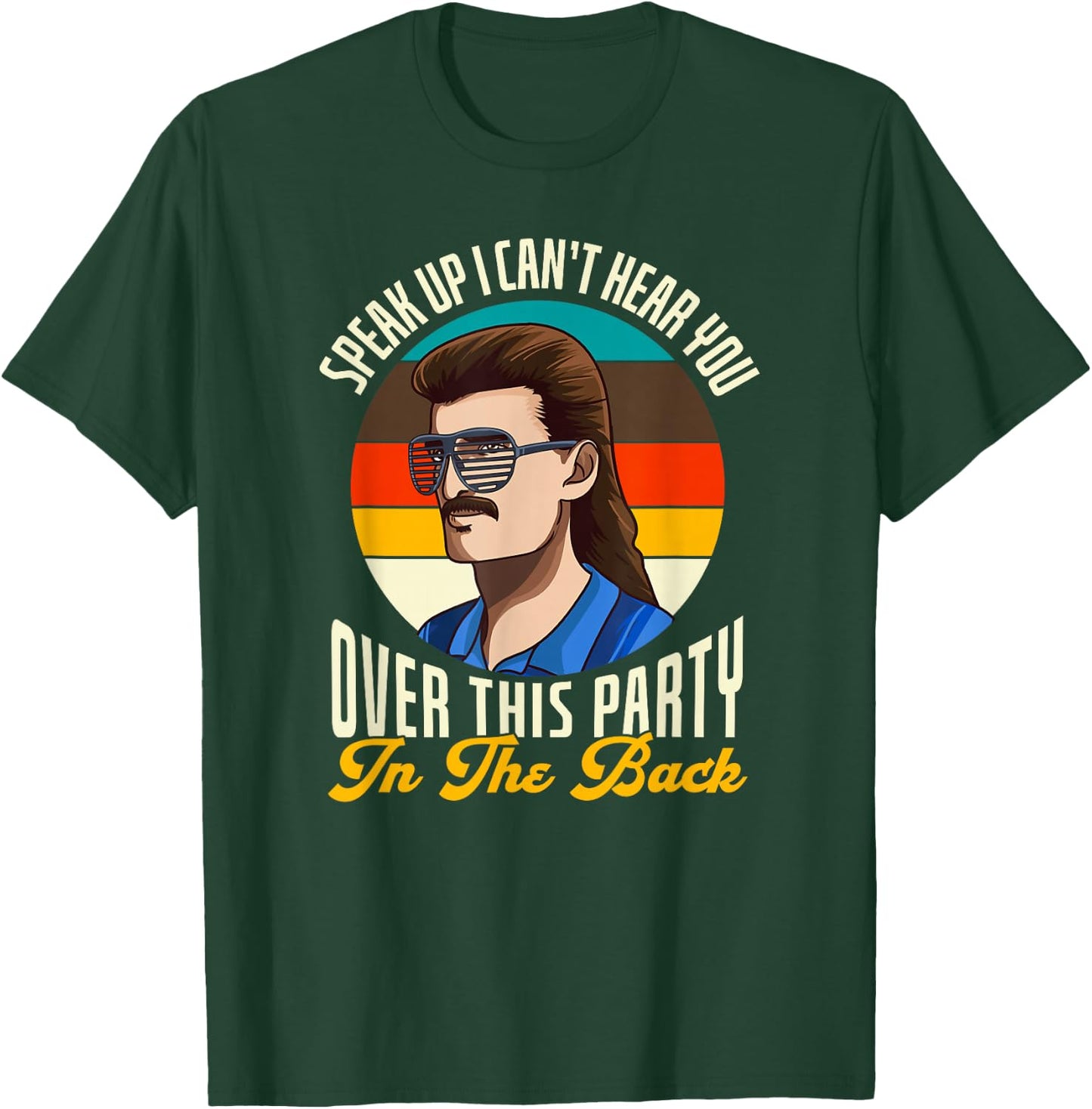 Funny Redneck Shirt, Redneck Gift, Funny Redneck Mullet T-Shirt - T-Shirt | Forest