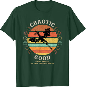 Funny Chaotic Good RPG Player Gamer T-Shirt - T-Shirt | Forest