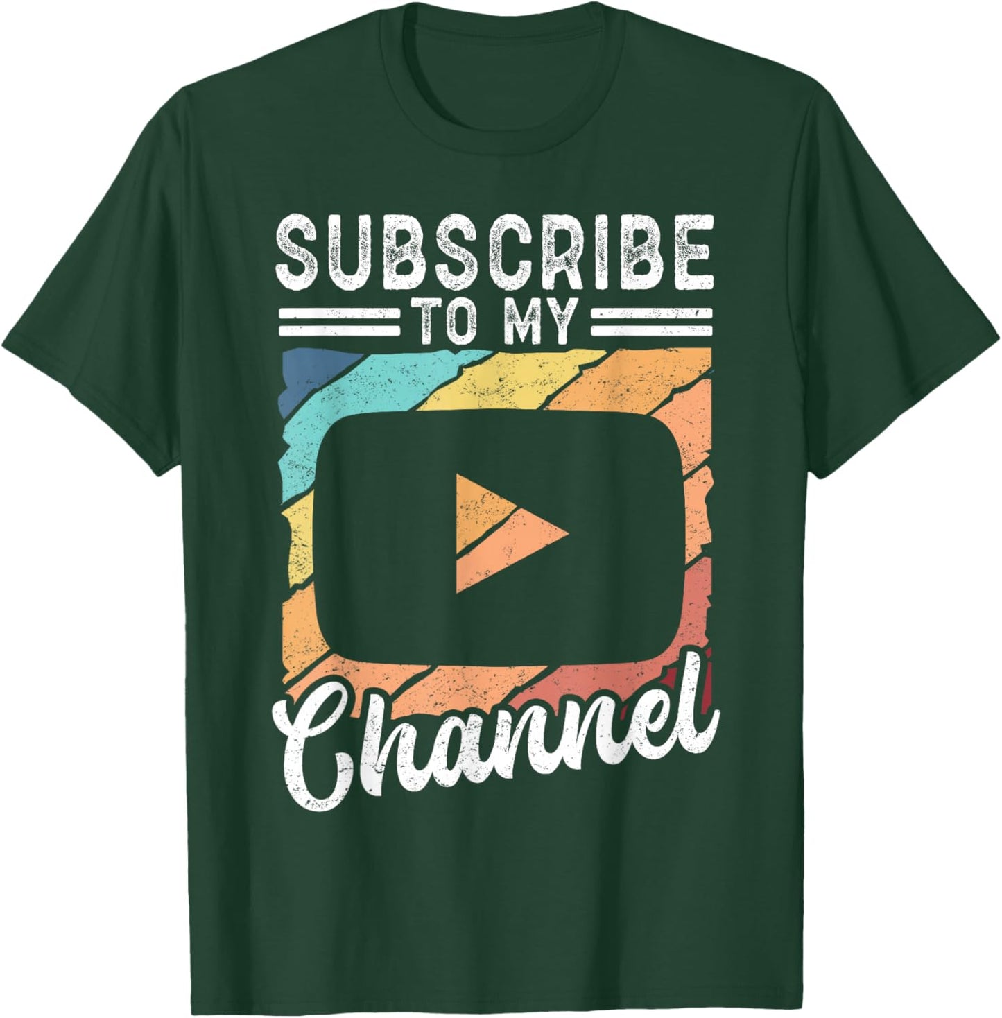 Social Media fan Content Creator Subscribe to My Channel T-Shirt - T-Shirt | Forest